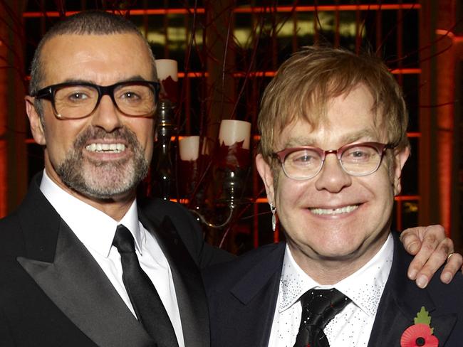 Sir Elton John was one of many stars to pay tribute to Michael. Picture: Caroline True/Getty Images