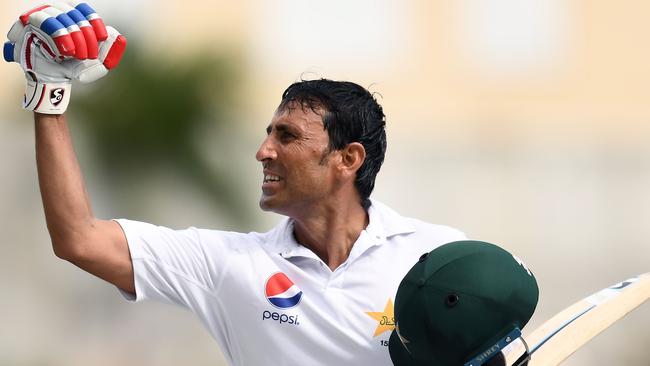 Younis Khan joined the 10,000 run club on day three of the first Test.