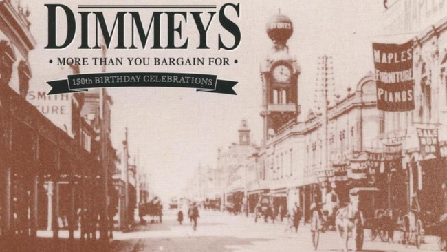 Dimmeys Retail Store, Swan Street, Richmond looking east, 1912. Source Victorian Places John Young Collection