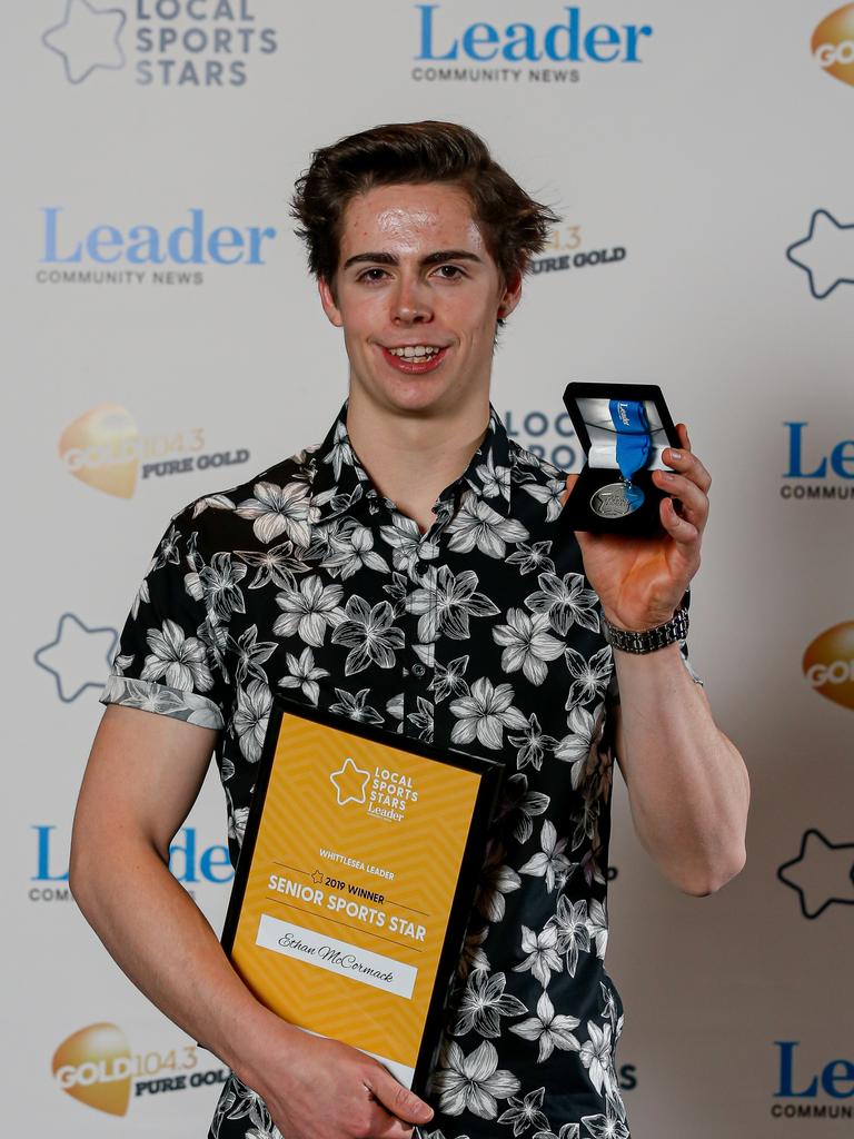 Whittlesea Leader Senior Sports Star Ethan McCormack.