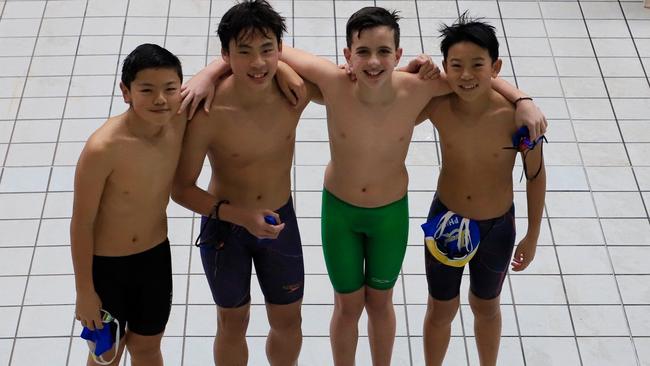 Liverpool Swim Club 11-12 years boys team.