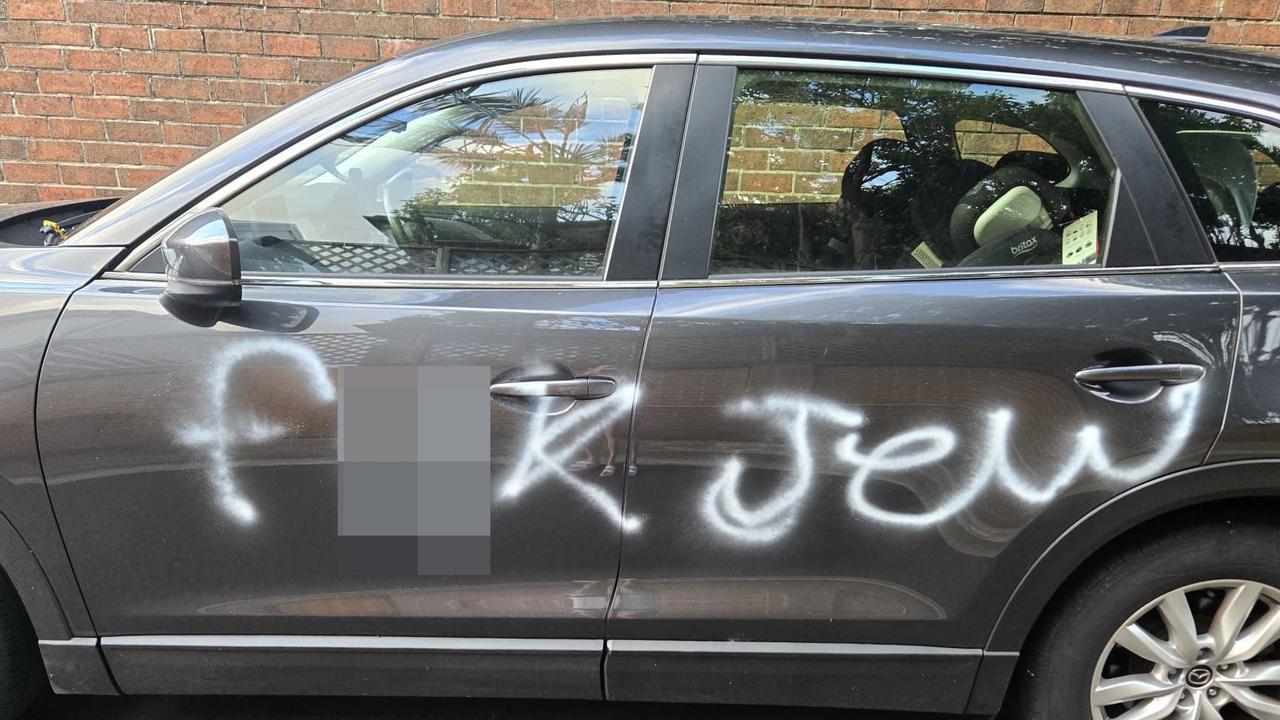 Potential firebombing thwarted, cops probe more Jewish hate graffiti