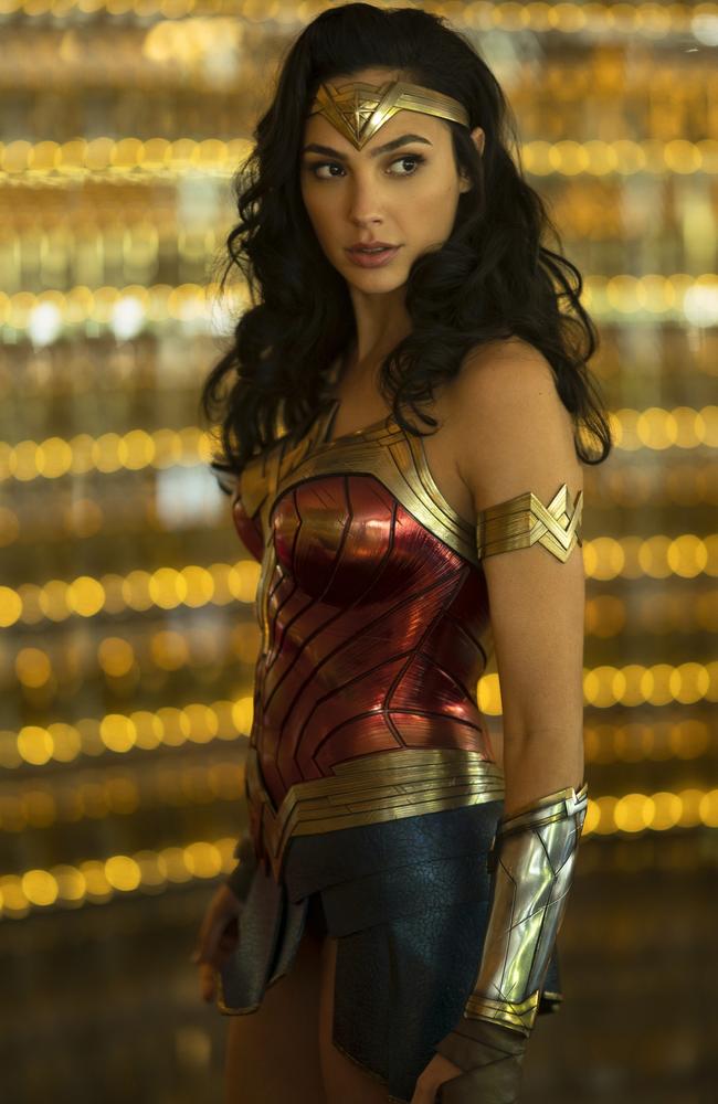 Gal Gadot in a scene from Wonder Woman 1984.