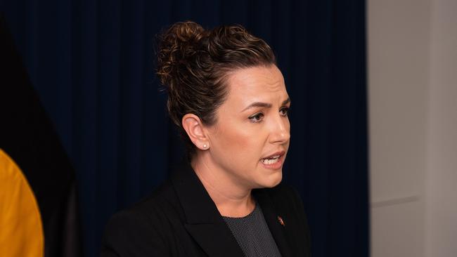 Opposition leader Lia Finocchiaro says Territorians’ calls for the Fyles government to take action against violent crime were falling on deaf ears. Picture: Pema Tamang Pakhrin