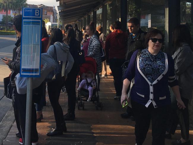 Tonight’s commute home looks set to be a nightmare for many amid the ongoing inner west bus strike. Picture: Keely McDonough