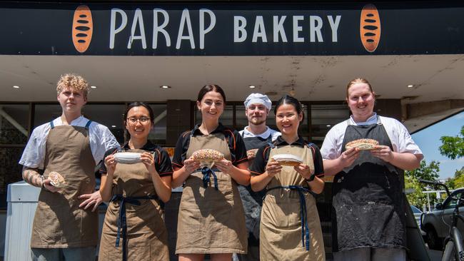 Parap Bakery team members has had praise heaped upon it after its finger buns were the best in the Territory. Picture: Pema Tamang Pakhrin