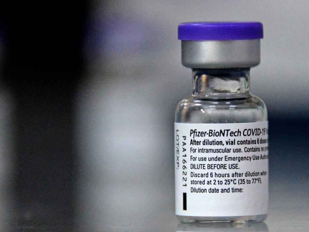 Year 12 students will be vaccinated with Pfizer before returning to school. Picture: Zaid Al-Obeidi/AFP