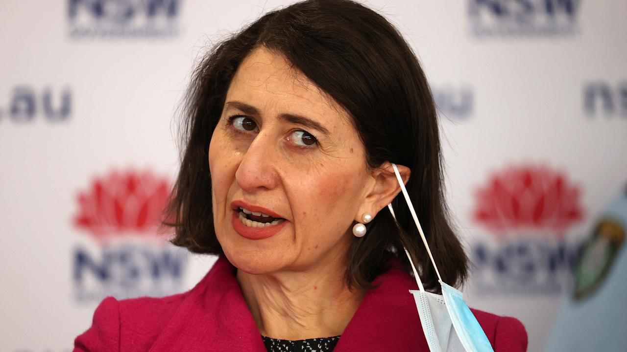 NSW Premier Gladys Berejiklian is under pressure over a growing Covid outbreak. Picture: NCA NewsWire/Dylan Coker