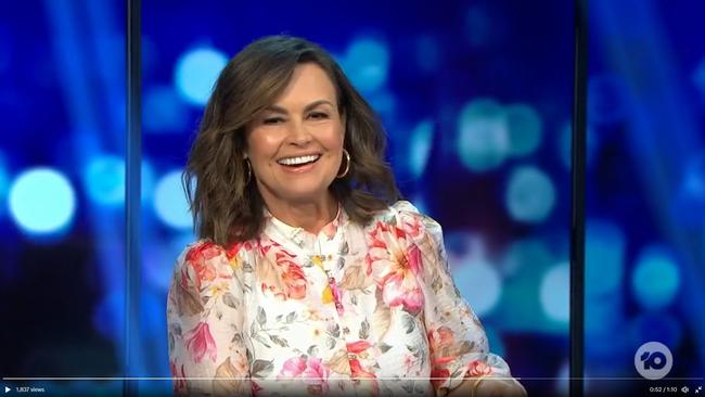 Lisa Wilkinson on The Sunday Project. Picture: Channel 10