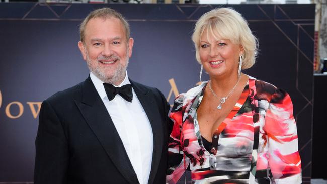 Hugh Bonneville and wife Lulu Williams attend the Downton Abbey World Premierein London this week. Picture: Joe Maher/Getty Images