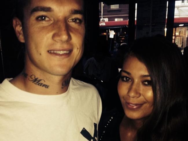 Old pictures of Dustin Martin with Elli Johnston have resurfaced. Picture: Supplied