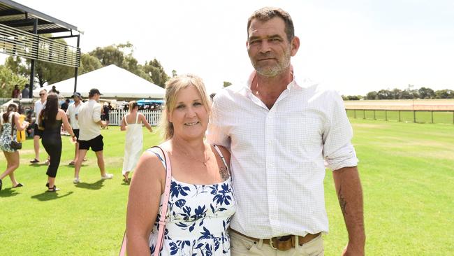 Jo and Matt Lindberg at Moama Bowling Club Echuca Cup. Picture: David Smith