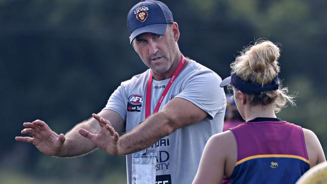 Lions AFLW coach Craig Starcevich. Picture: Annette Dew