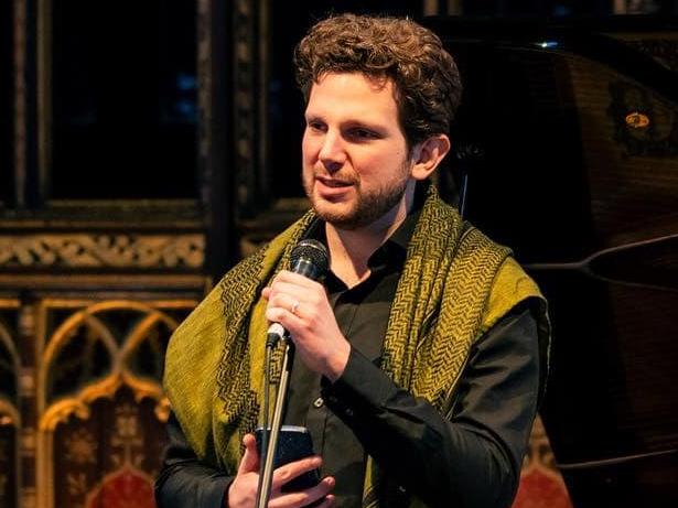 Australian pianist Jayson Gillham pictured at a performance in Manchester in June 2024, the concert raised money for the Palestine Children's Relief Fund. Picture: Abhishek Kodaganallur Pichumani