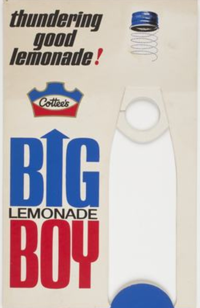 Big Boy Lemonade advertisement, circa 1970. Picture: Museums Victoria