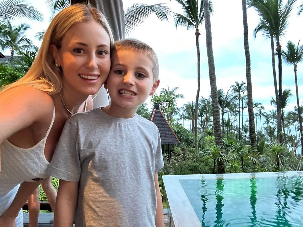 Roxy Jacenko and her son Hunter. Picture: Instagram/Roxy Jacenko