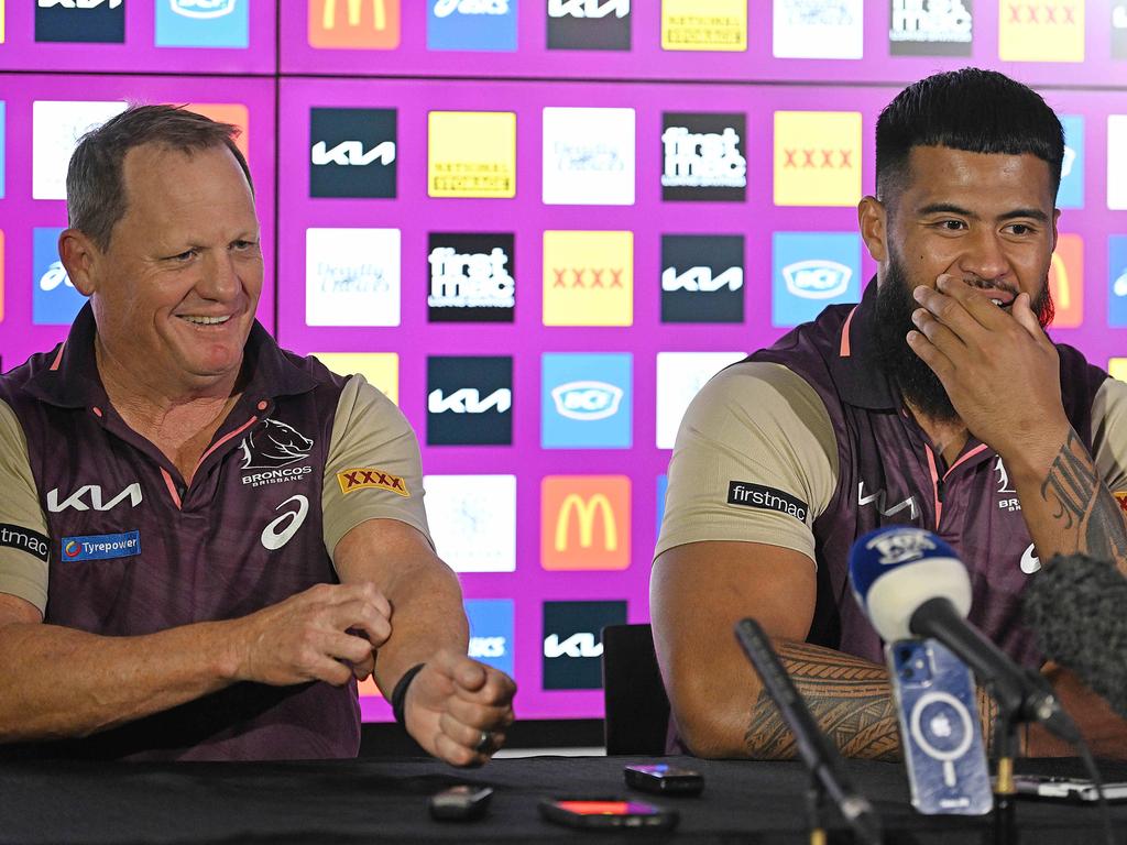 Haas says he will always appreciated the role Kevin Walters played in his journey, despite his axing from the club. Picture: Lyndon Mechielsen/Courier Mail