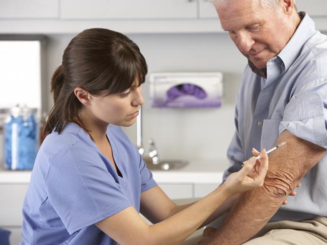 Face-to-face appointments may still be necessary if people need direct medical intervention such as getting a needle or a melanoma cut out. Picture: iStock