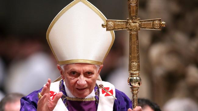 As a theologian Pope Benedict XVI was without peer, a brilliant, and at times screamingly funny, writer. Picture: Getty Images