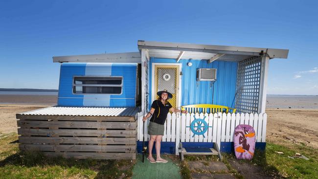 Cathy and Dean also sell boatsheds, which have skyrocketed in popularity and price, too. Picture: Rob Leeson