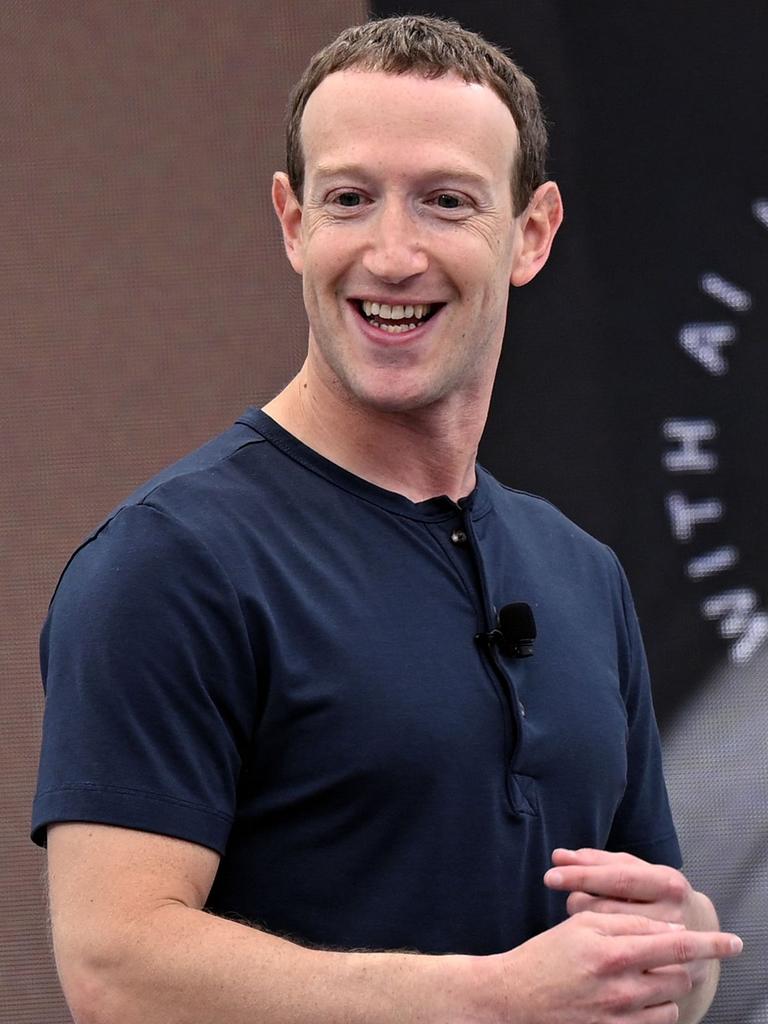 Meta founder and CEO Mark Zuckerberg. Picture: Josh Edelson/AFP