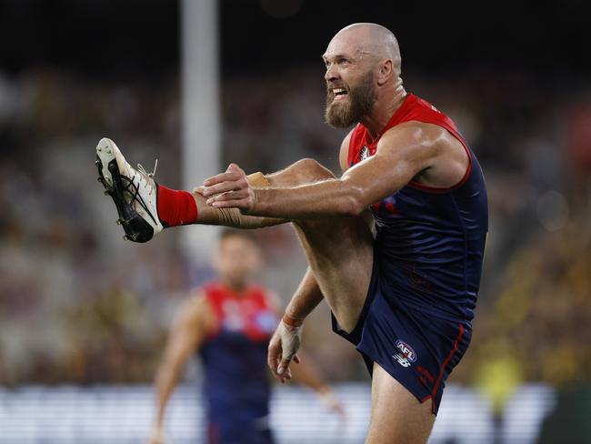 Max Gawn is leading the over-30s across the AFL as he leads Melbourne into battle. Picture: Michael Klein