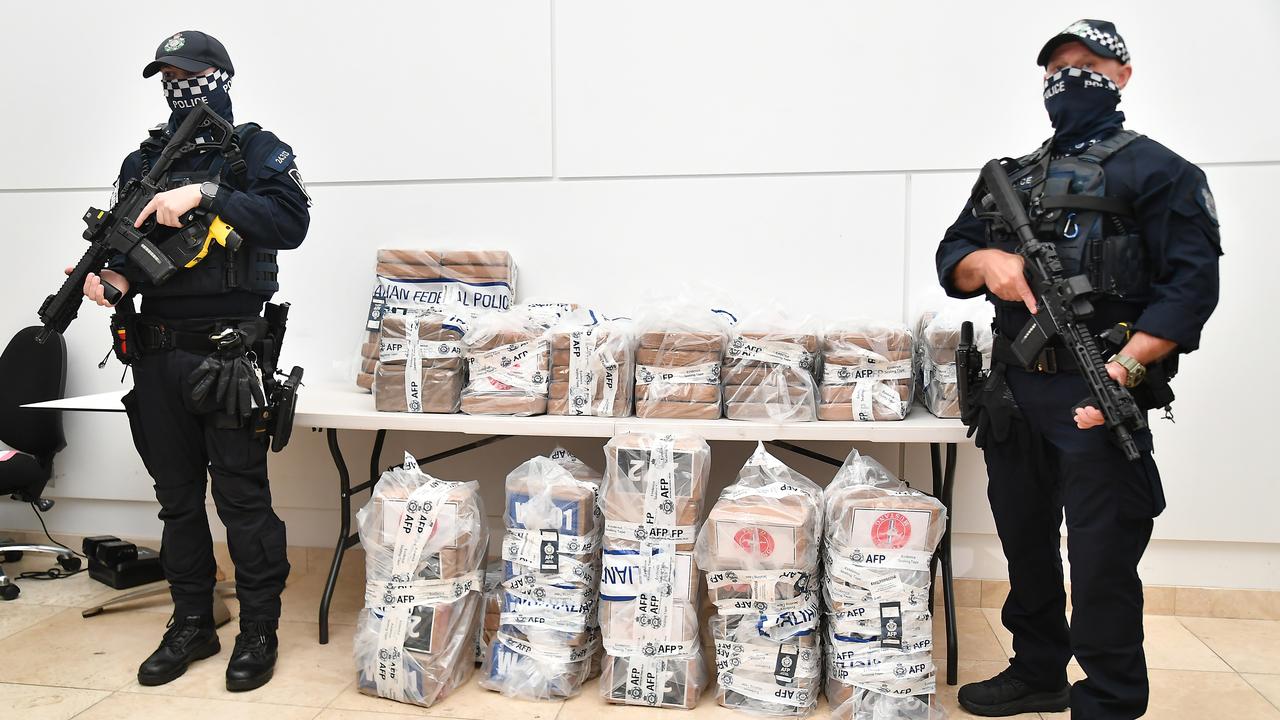 Police allege they seized 40 1kg bricks of cocaine (pictured). Picture: NewsWire / John Gass