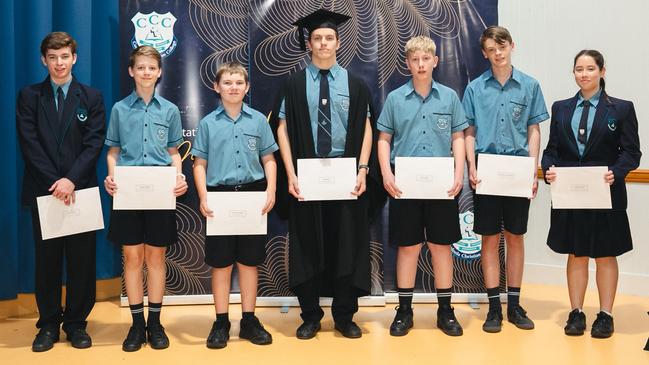 Cooloola Christian College Excellence in Instrumental Music Award 2023 goes to Excellence in Instrumental Music: Woodwind Caleb Collins, Brass Harrison Hughes, Percussion Reagan Polley, Piano/Keys Josh Hyett, Strings Kyle Bason-Cattermole, Vocals Georgia Darnell, Guitar Abe Oliver.