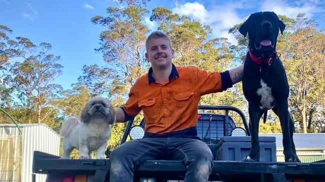 Dean Mathias was killed when his ute rolled outside Moruya yesterday.
