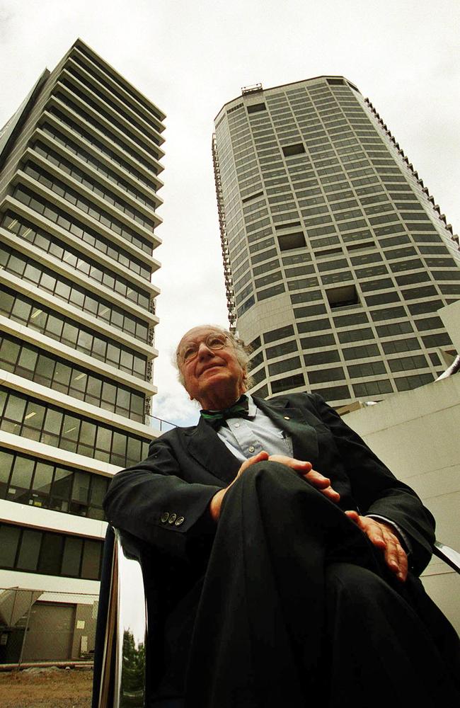 Harry Seidler in Eagle Street in 2001