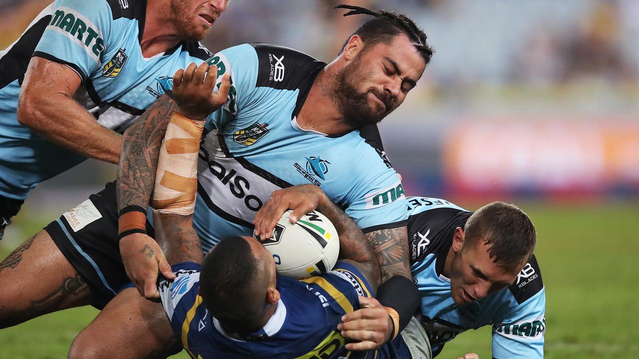 Andrew Fifita has lit the fuse for an explosive round 20 clash. Picture. Phil Hillyard