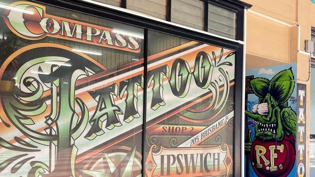 The Ipswich shop is a favourite of locals and visitors. Picture: Facebook / Compass Tattoo