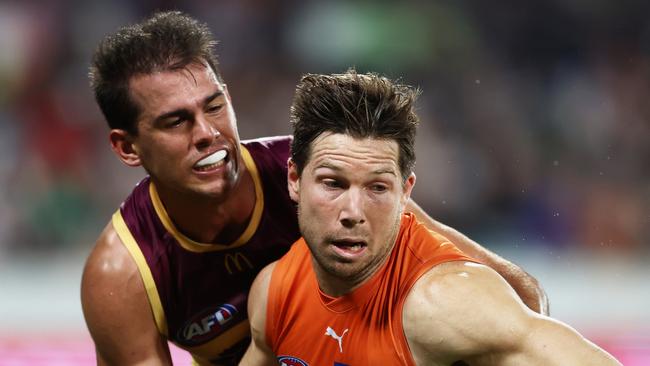 Starcevich played every game in season 2023 and finished top-five in Brisbane’s best and fairest. (Photo by Matt King/AFL Photos/Getty Images)