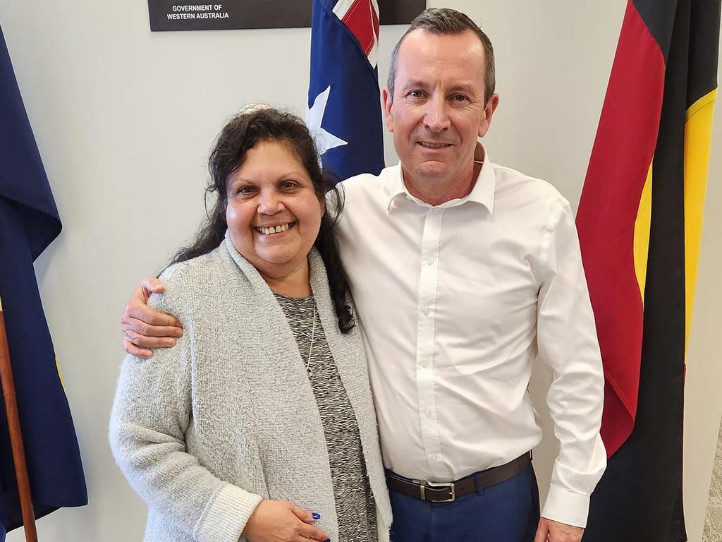 Mechelle Turvey recently met with WA Premier Mark McGowan. Picture: Facebook