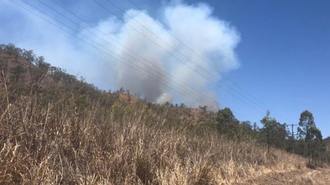 Fire at Struck Oil near Mt Morgan