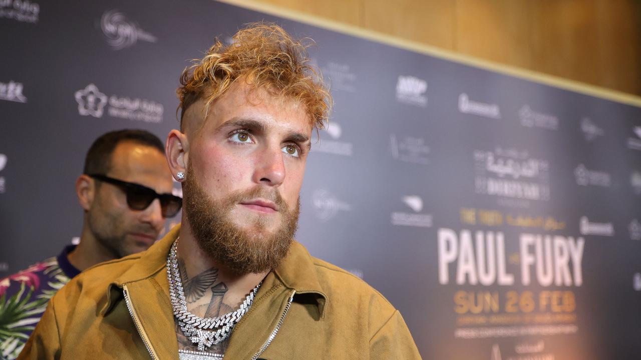 Jake Paul is supremely confident. Photo by Fayez Nureldine / AFP