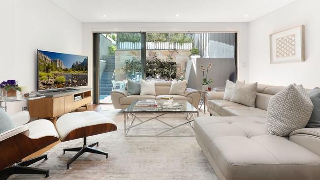 The Rose Bay garden apartment.