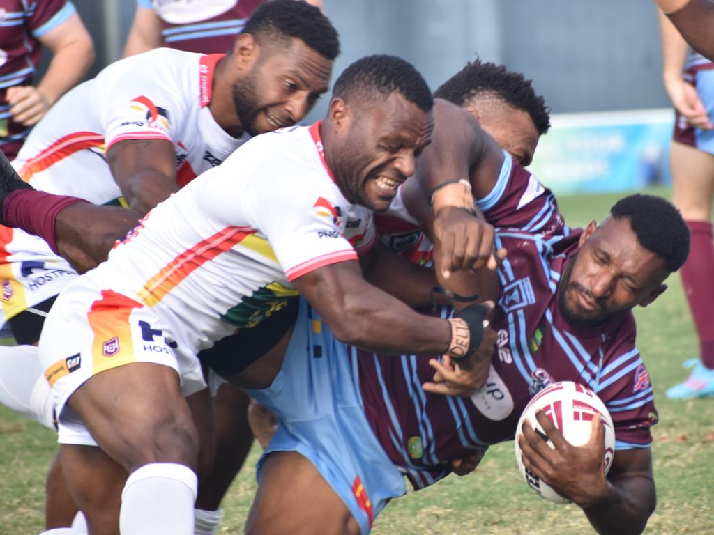 Round 2 of the Hostplus Cup, CQ Capras versus PNG Hunters, Rockhampton’s Browne Park, March 26, 2022.