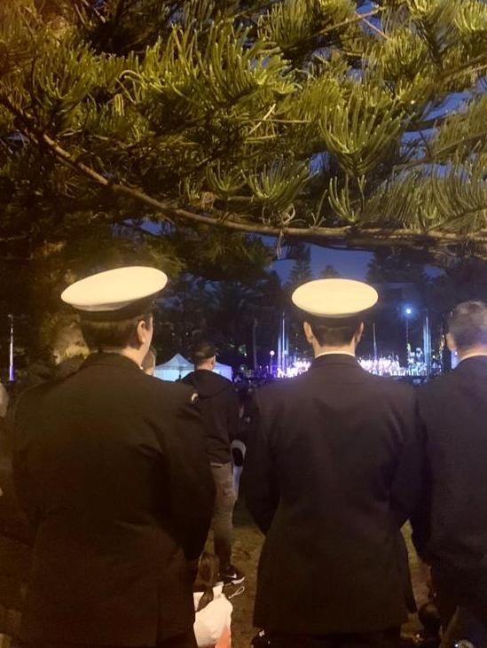 The Anzac Day dawn service at Coogee. Picture: Wendy Fitzgibbon