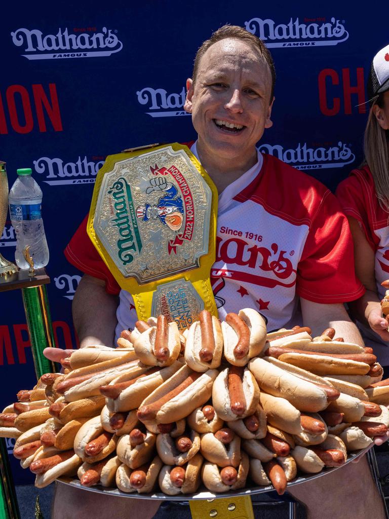 Joey won’t be adding to his absurd record. (Photo by Yuki IWAMURA / AFP)