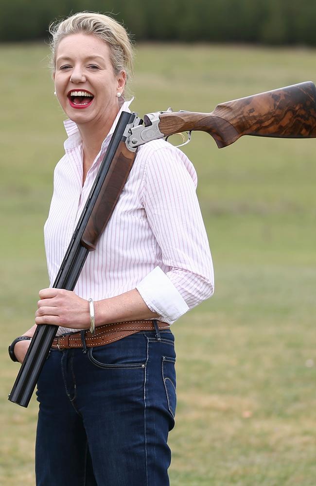 Nationals Senator Bridget McKenzie from the Parliamentary friends of shooting group. Picture: Alex Ellinghausen