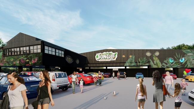 Artist impression of The Jungle Adventure Play centre. Picture: Supplied