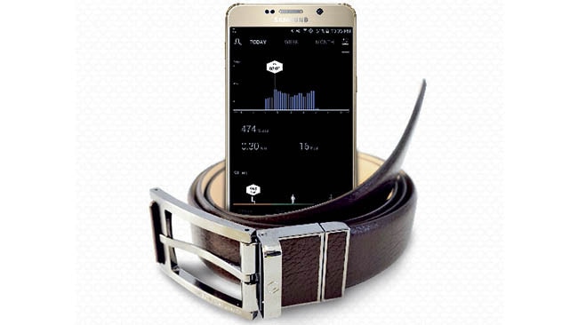 Samsung’s Welt: a healthcare belt that helps people manage their waist size by measuring their daily habits and behaviours.