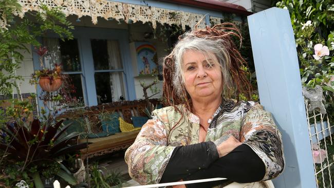 Footscray resident Yvonne Collett is angry about her rates. Picture: Hamish Blair