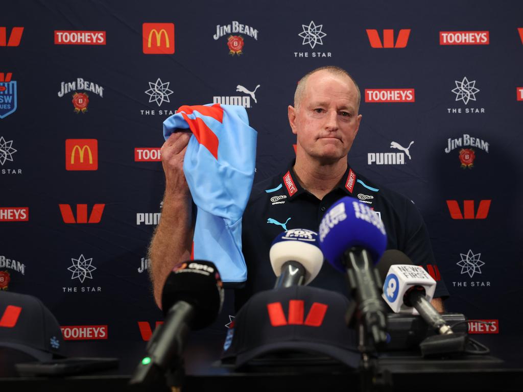 Maguire wants his players to ‘bleed Blue’. Picture: Rohan Kelly