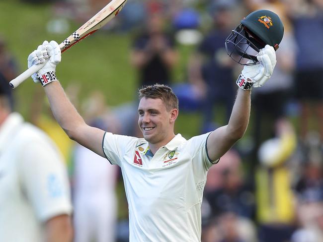 Cameron Green during his last Test series in New Zealand before succumbing to injury. Picture: Hagen Hopkins/Getty Images