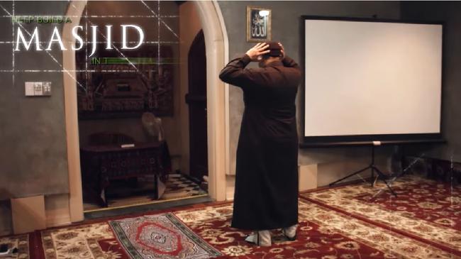 Still from a previous campaign video for the Glenhaven mosque