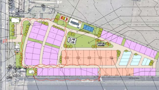 A proposed caravan park plan set for Leopold denied by council has been quashed at VCAT. Picture: planning documents