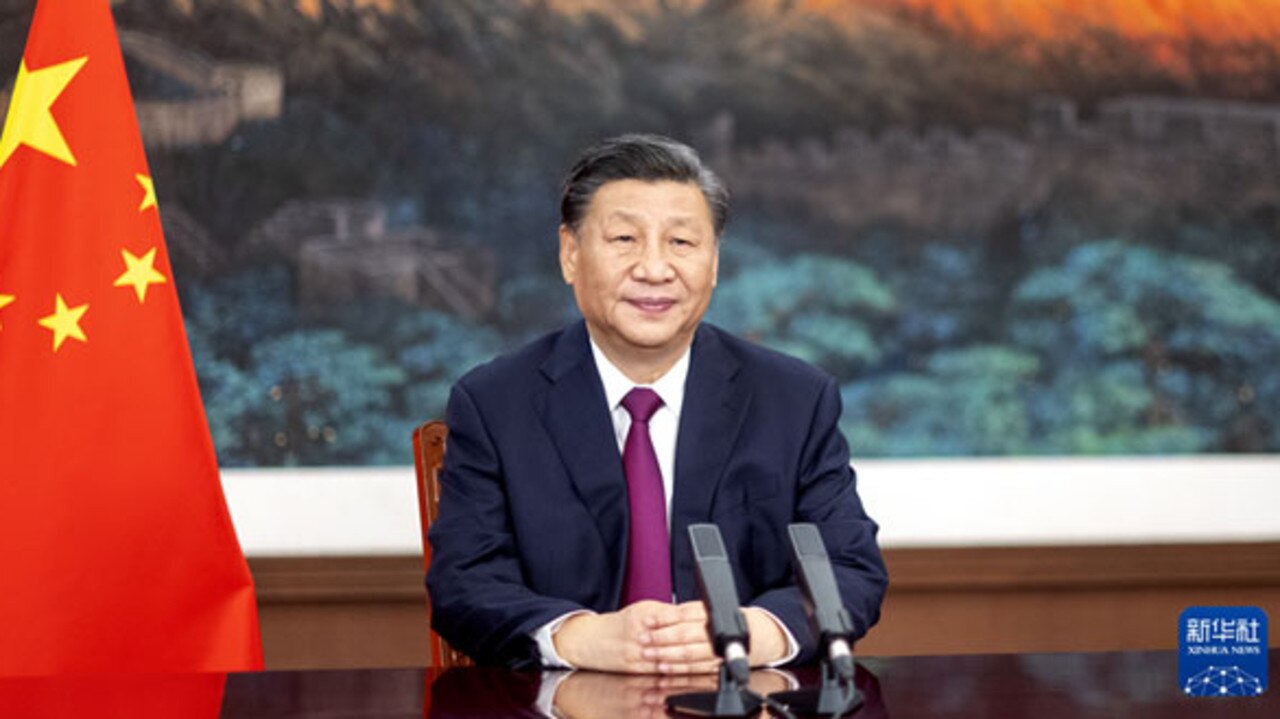 Xi Jinping overnight. Picture: Ministry of Foreign Affairs of People’s Republic of China