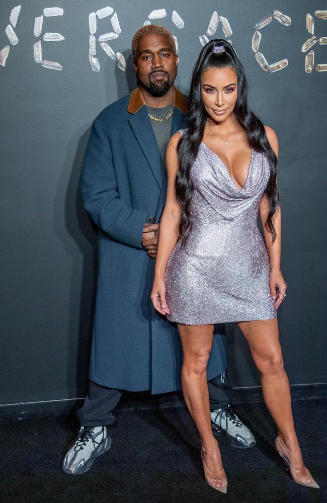 Kanye and Kim’s marriage drama was absent from the KUWTK final season trailer. Picture: Getty Images